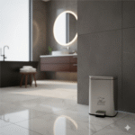 Stella Stainless Steel Dustbin (DB-8855) – 9L & 12L Capacity